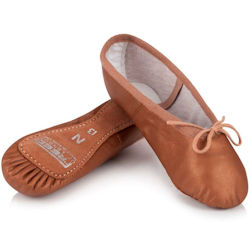 Freed Bronze Leather Ballet Shoes - upto size 5