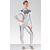 Childrens Long Sleeve Silver Dance Catsuit