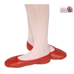 Red Ballet Shoes Leather Sizes 6 and above.