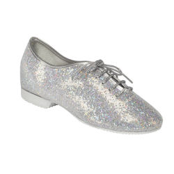 Childrens Silver Jazz Shoes - size 8 to 5.5 