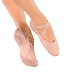 So Danca Stretch Insert Leather Ballet Shoes Sizes 6 to 8