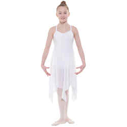 Childrens White Camisole Lyrical Dress
