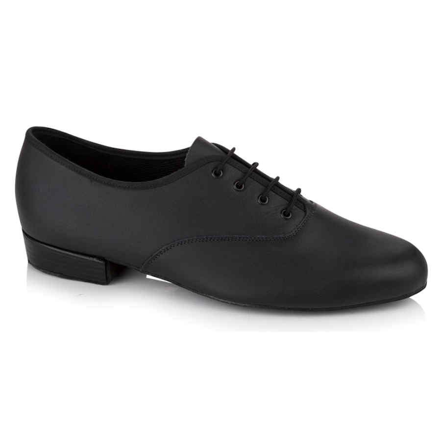Boys Black Leather Ballroom Shoes | The Dancers Shop UK