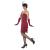 Flapper Dress Burgundy